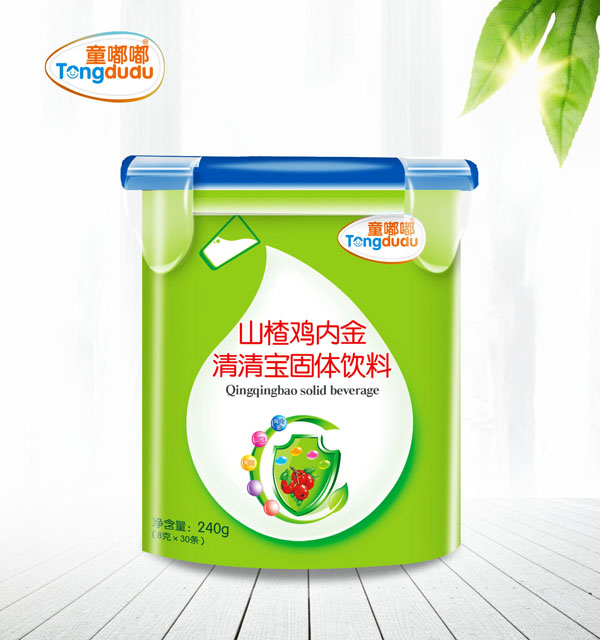 童嘟嘟山楂雞內金清清寶固體飲料 樂扣裝