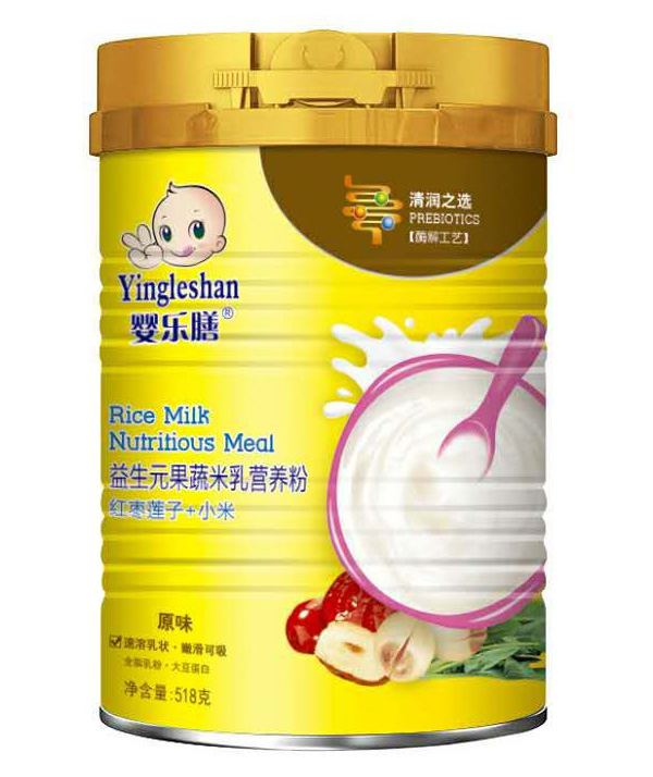嬰樂膳益生元果蔬米乳營(yíng)養(yǎng)粉原味 紅棗蓮子+小米