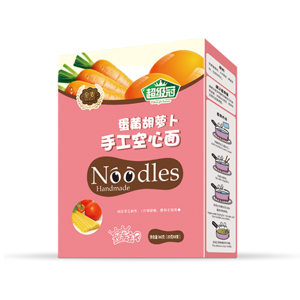 超級(jí)冠蛋黃胡蘿卜空心面(盒)