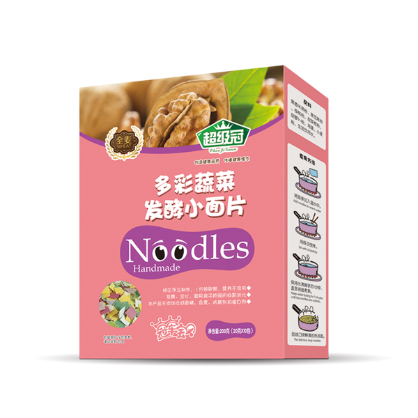 超級(jí)冠多彩蔬菜小面片(盒)