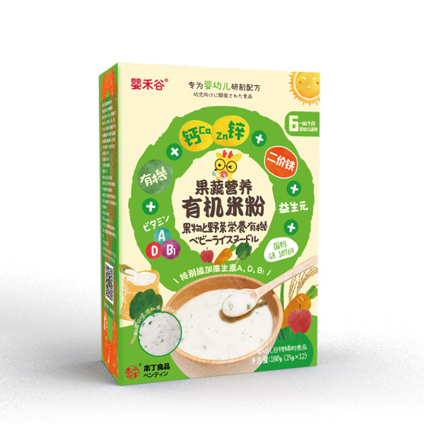 嬰禾谷果蔬營養(yǎng)有機米粉