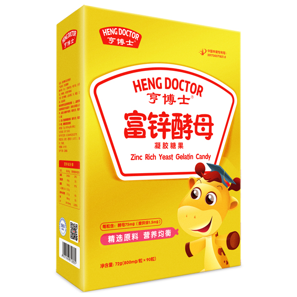 亨博士富鋅酵母凝膠糖果