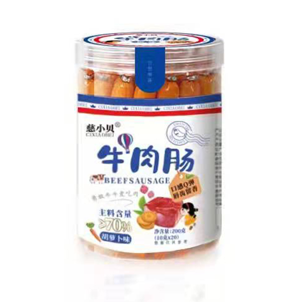 慈小貝牛肉腸 胡蘿卜味