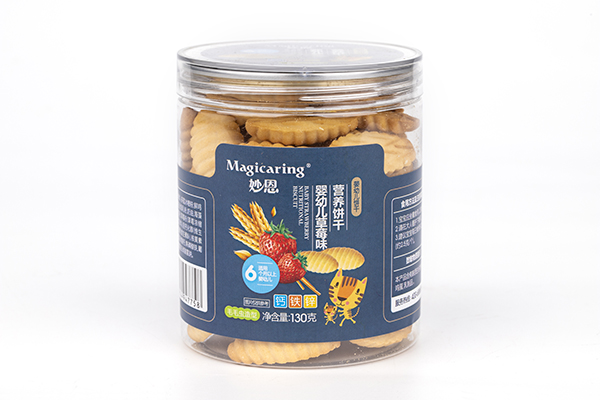 妙恩嬰幼兒草莓味營(yíng)養(yǎng)餅干 毛毛蟲(chóng)造型