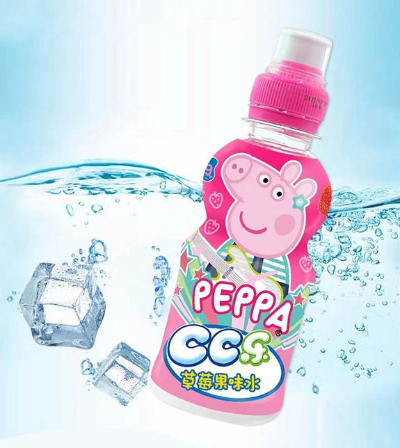 小豬佩奇CC樂草莓果味水245ml