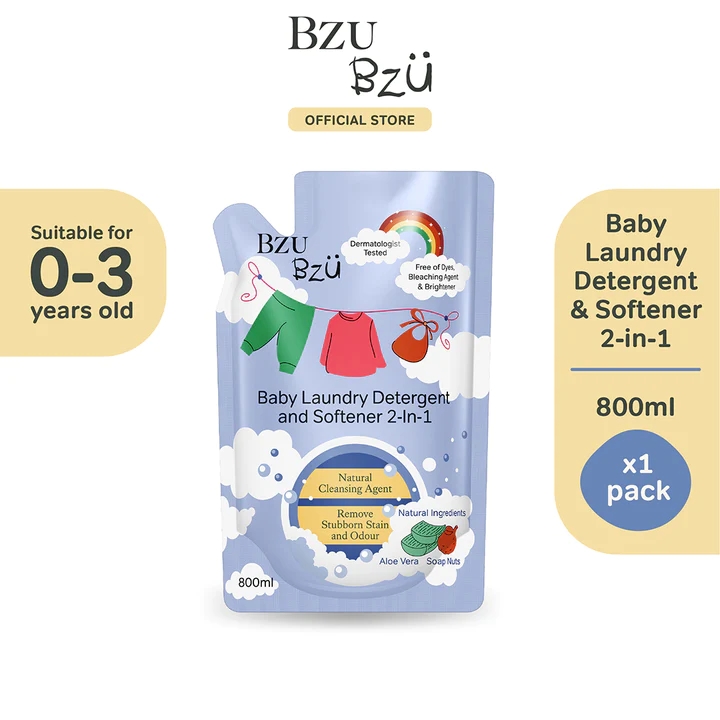 BZU BZU 嬰兒洗衣液和柔順劑二合一補(bǔ)充裝800ml.jpg BZU BZU 嬰兒洗衣液和柔順劑二合一補(bǔ)充裝800ml.jpg