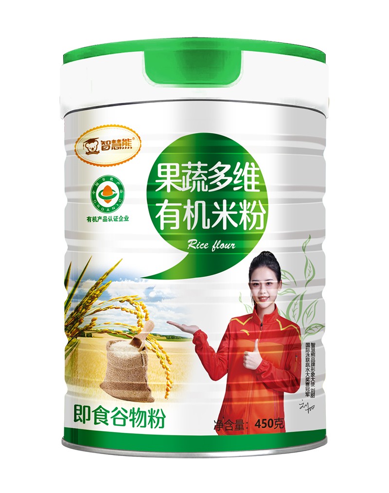 智慧熊果蔬多維有機米粉 聽裝