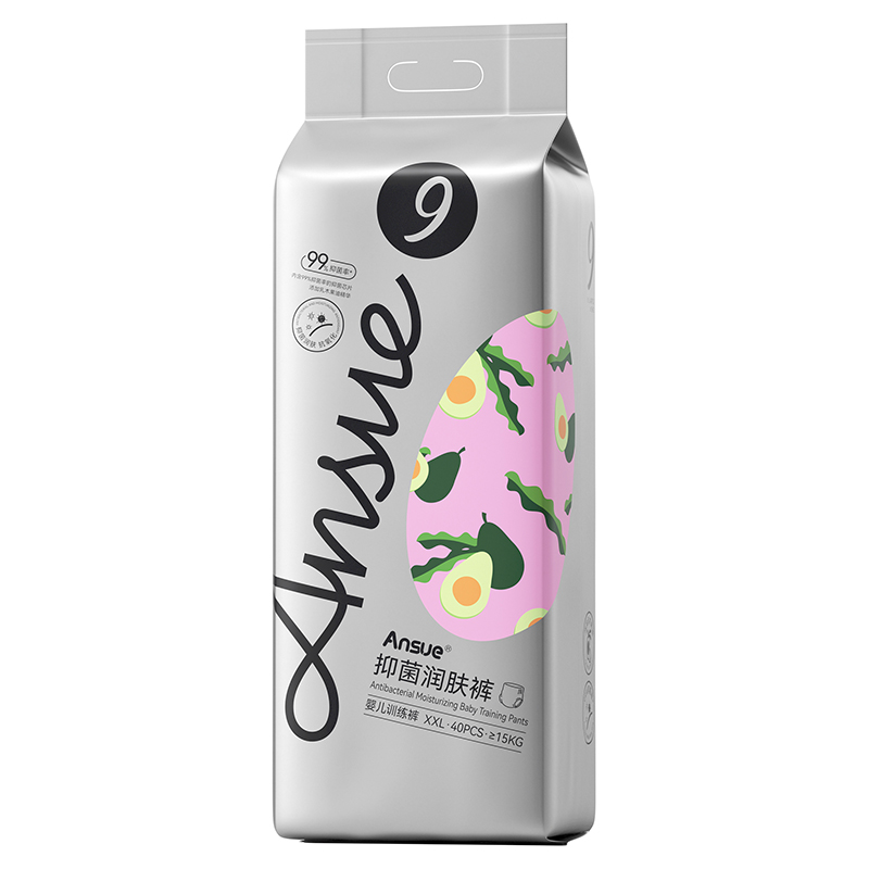 Ansue安秀抑菌潤(rùn)膚嬰兒訓(xùn)練褲XXL