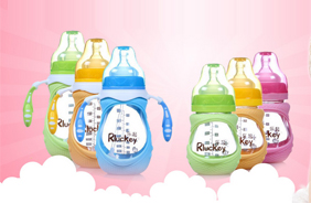 樂起Rluckey防摔玻璃奶瓶