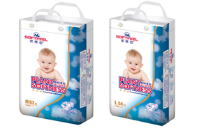 柔感覺植物柔軟紙尿褲