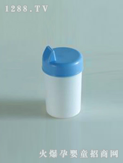 藍蓋白色學飲杯