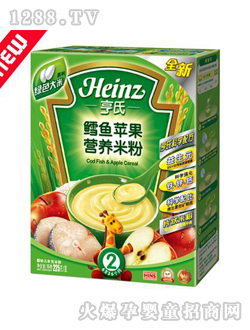 亨氏鱈魚(yú)蘋(píng)果營(yíng)養(yǎng)米粉