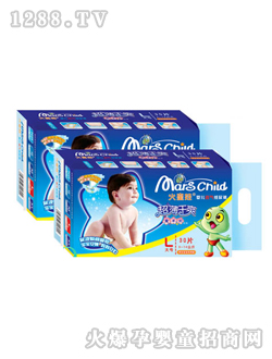 火星娃嬰兒透氣紙尿褲中包