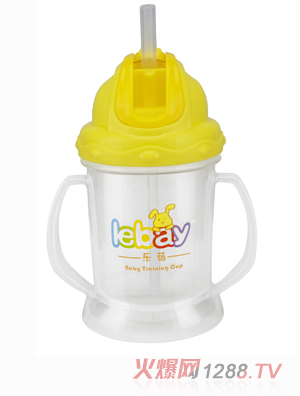 樂蓓嬰幼兒學飲杯6913B黃色