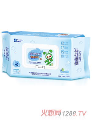 寶寶金水兒童倍柔護(hù)膚濕巾