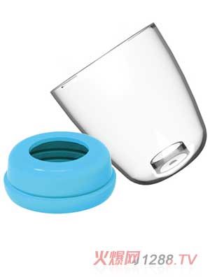 伊斯卡爾標準口徑奶瓶旋蓋組合（藍）