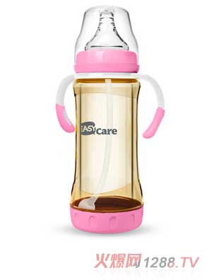 伊斯卡爾220mlPPSU安全玻璃自動奶瓶（紅）