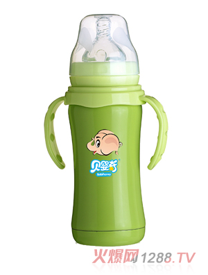 貝嬰奇180ML寬口不銹鋼內膽保溫奶瓶