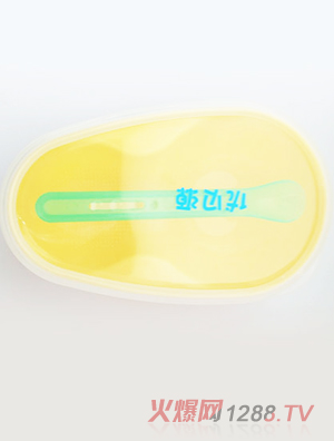 優(yōu)貝源兒童吸盤(pán)碗-黃色