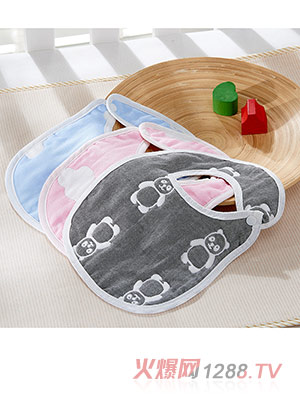 卡卡圖-嬰兒純棉-紗布圍嘴