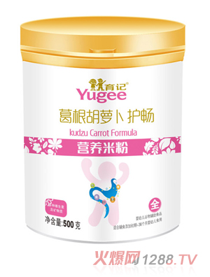 育記葛根胡蘿卜護(hù)暢營養(yǎng)米粉