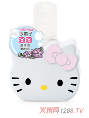 Hello Kitty初酷銀離子泡泡洗手液（植物萃?。?00ml