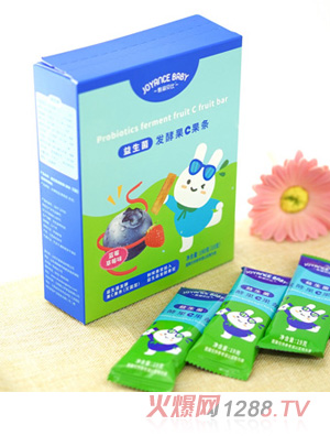 甄愛(ài)貝比益生菌發(fā)酵果C果條-藍(lán)莓草莓味