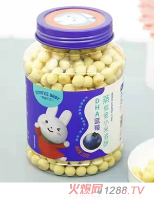 甄愛貝比蒸藜麥小米溶酥 DHA藍莓