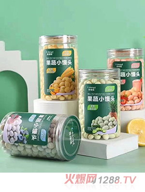 香噹噹果蔬小饅頭菠菜青瓜味草莓奶昔味藍莓紫薯味香蕉甜玉米味代理