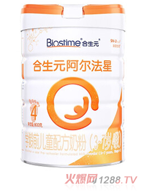 合生元阿爾法星學齡前兒童配方奶粉（3-7歲，4段）