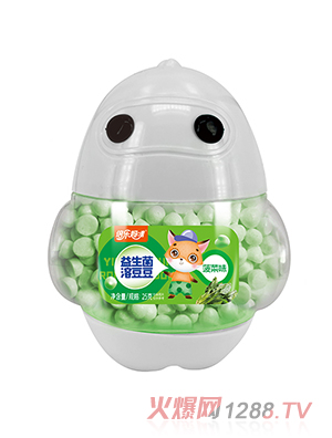 倍樂媽咪益生菌溶豆豆-大白罐菠菜味