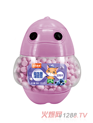 倍樂媽咪益生菌溶豆豆-大白罐藍莓味