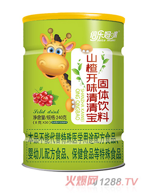 倍樂(lè)媽咪山楂清清寶240克長(zhǎng)頸鹿