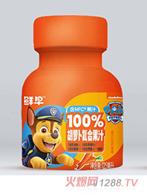 鮮早汪汪隊(duì)常溫胡蘿卜復(fù)合果汁125ml