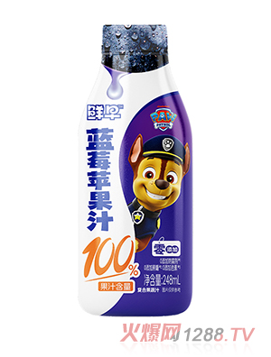 鮮早汪汪隊(duì)藍(lán)莓蘋果汁248mL