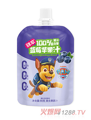 鮮早汪汪隊(duì)藍(lán)莓蘋果汁