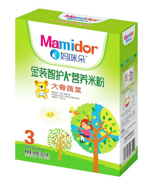 媽咪朵智護(hù)大骨蔬菜A+營(yíng)養(yǎng)米粉(盒裝)
