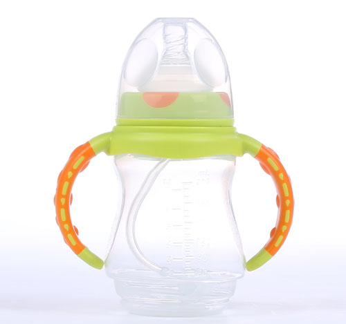 唯昵貝貝寬口雙色PP奶瓶210ml