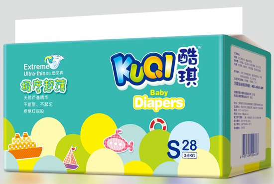 酷琪極度超薄系列尿褲S碼28片