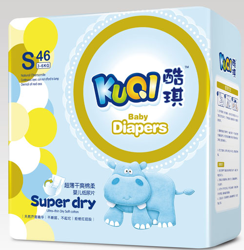酷琪棉柔系列尿片S碼