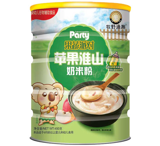 牧野漁趣蘋果淮山奶米粉聽(tīng)裝