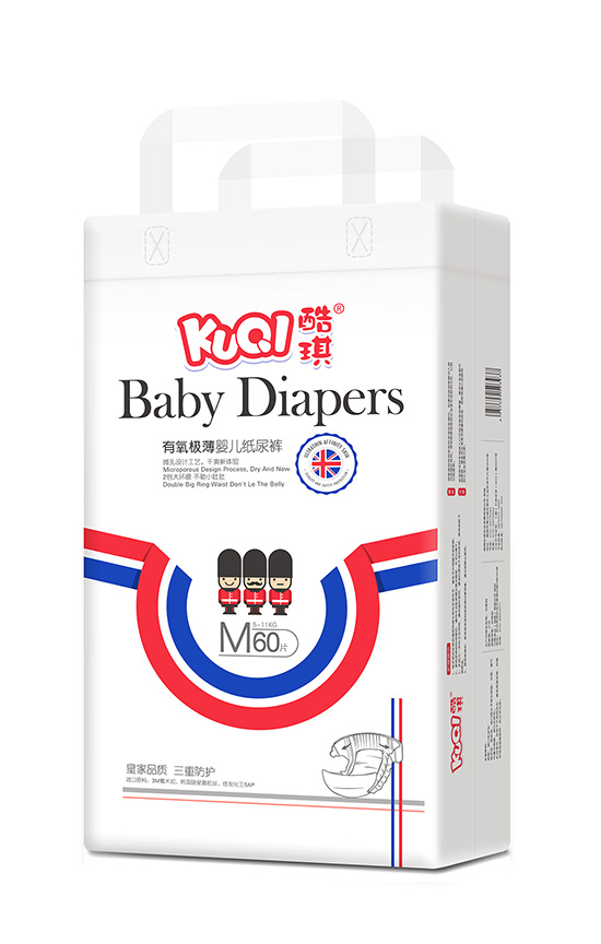 酷琪有氧極薄嬰兒紙尿褲M60